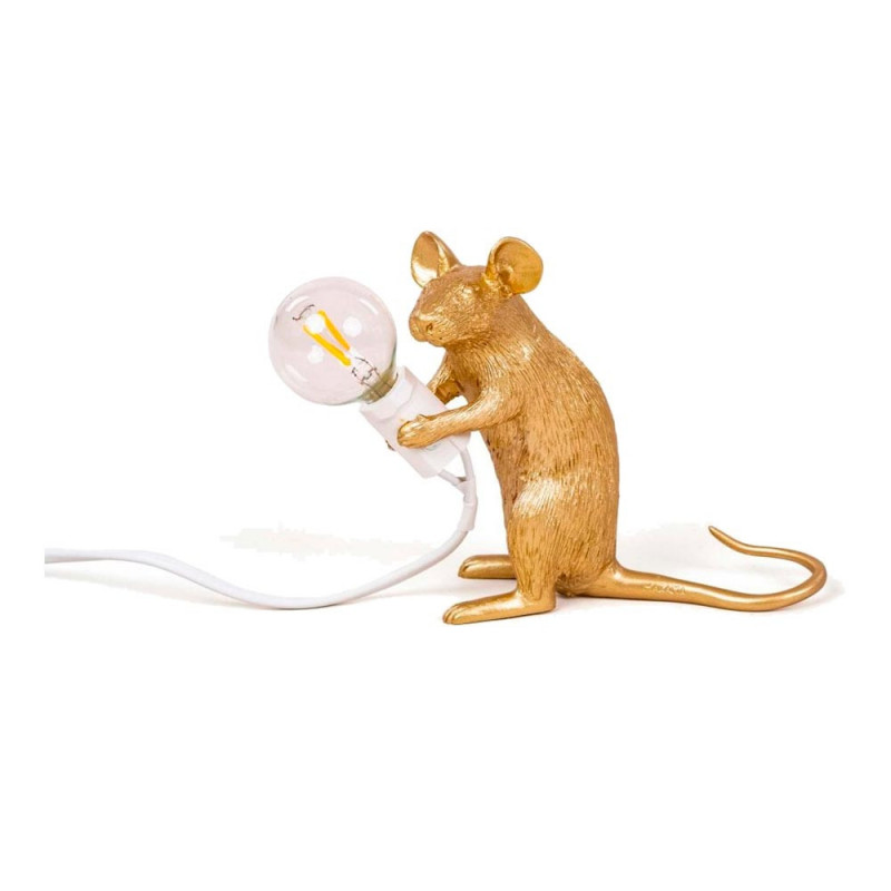 gold rat lamp