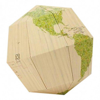SECTIONAL GLOBE MATERIAL [WOOD]                                                 