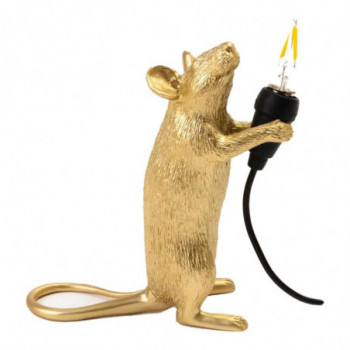 MOUSE LAMP STEP GOLD