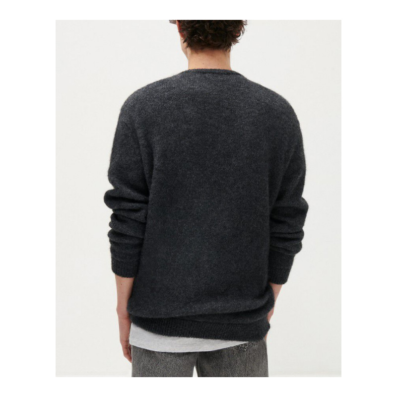 FW21 PULL ML COL ROND ORAGEUX CHINE