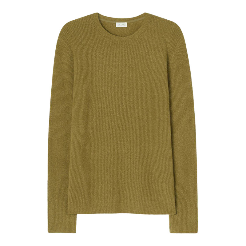FW21 PULL MANCHES LONGUES COL ROND CAMEL