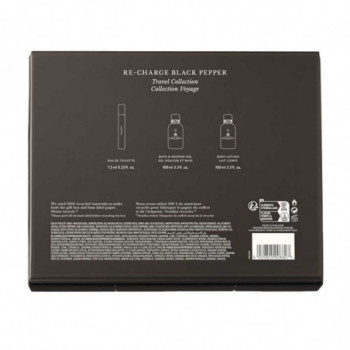 RE-CHARGE BLACK PEPPER TRAVEL GIFT SET
