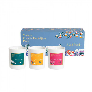 SET OF 3 SCENTED CANDLES 3*95g