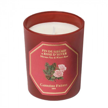 SIBERIAN PINE & WINTER ROSE SCENTED CANDLE 70g