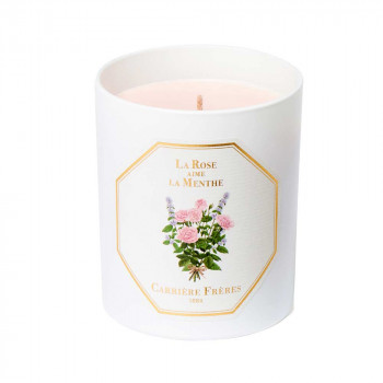 LA ROSE AIME LA MENTHE SCENTED CANDLE 185g