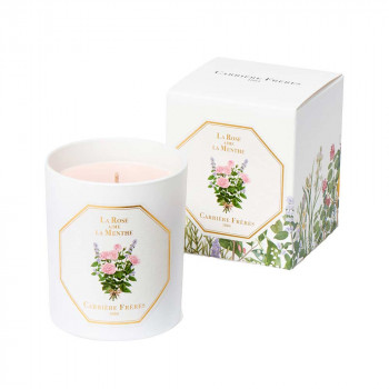 LA ROSE AIME LA MENTHE SCENTED CANDLE 185g