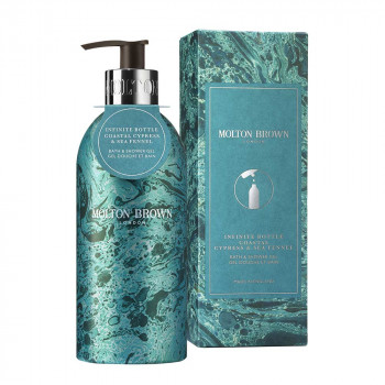 INFINITE BOTTLE COASTAL CYPRESS & SEA FENNEL BATH & SHOWER GEL 400ml LE