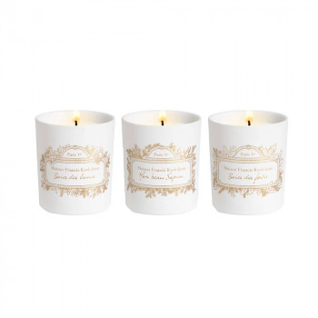 SET OF 3 SCENTED CANDLES 3*95g