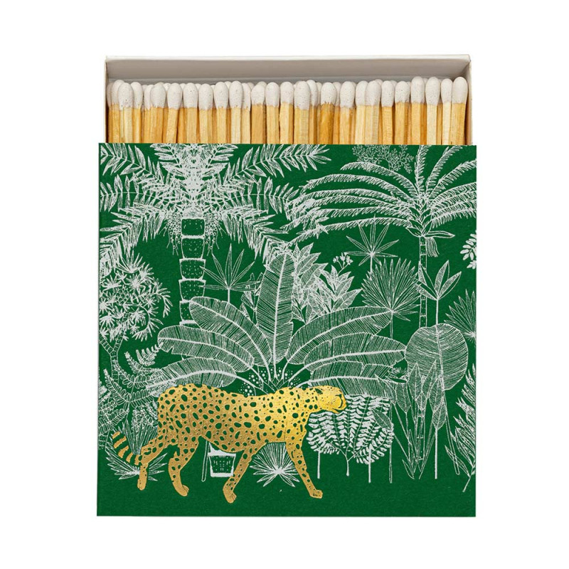 CHEETAH IN JUNGLE MATCH BOX GREEN